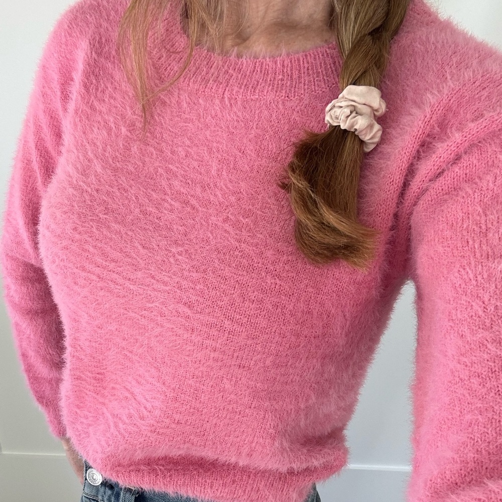 Cozy Pink Sweater by Super Down